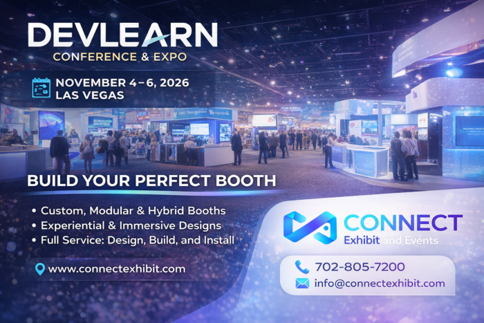 Booth Builder for DevLearn Conference & Expo 2026 in Las Vegas