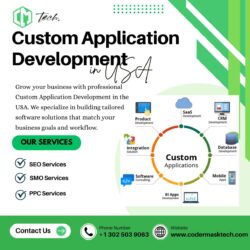 Custom Application Development Services in USA – Codermask Tech