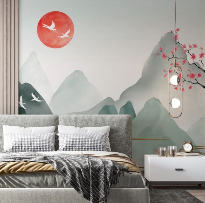 Green Mountains Wallpaper Murals for Walls