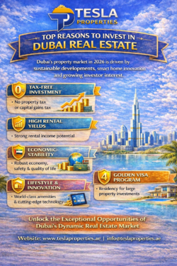 Top Reasons To Invest In Dubai Real Estate | Tesla Properties