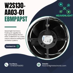 Buy W2S130-AA03-01 EBMPAPST Fan | Heavenlight Electronics Supplier