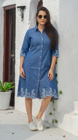 How to Style a Denim Dress for Comfort