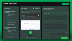 AI Video Script Generator – Scripts from Screen Recordings