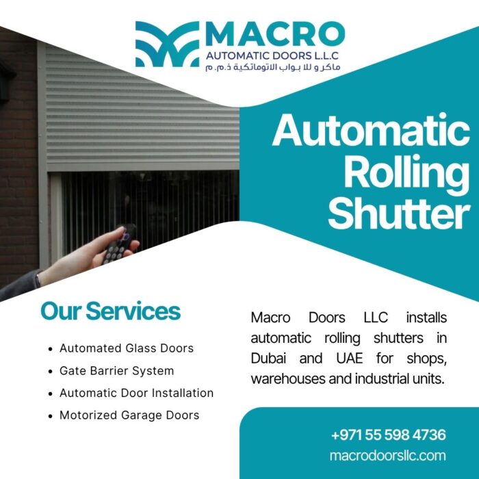 Automatic Rolling Shutter Dubai UAE | Macro Doors LLC