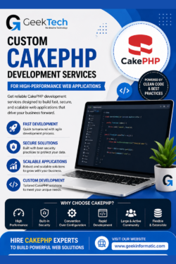 Custom CakePHP Development Services for High-Performance Web Applications