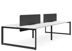 DD Forum Workstation Double Sided For 4 Person With Optic Screen