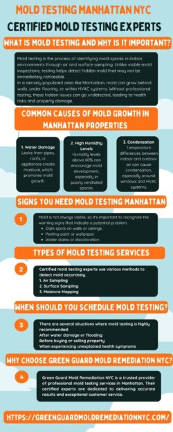 Mold Testing Manhattan NYC | Certified Mold Inspection Experts