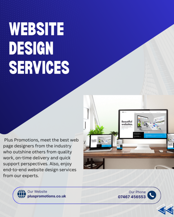 Website Design Services | Plus Promotions UK Limited