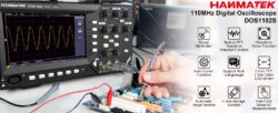 HANMATEK® DOS1102S 110 MHz Benchtop Oscilloscope