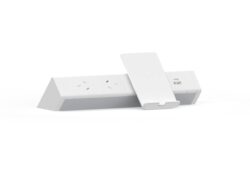 CM Athena Above Desk Power Rail – 2 GPO & Helistand Wireless Charging USB Charging