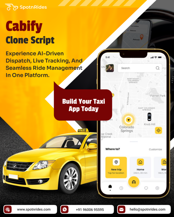 White Label Cabify Clone Script & Ride Booking Software