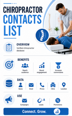 Chiropractor Email and Mailing List