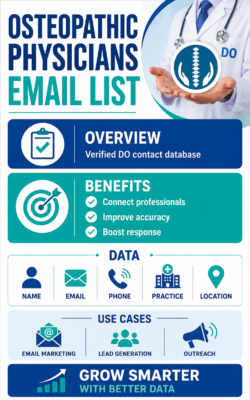 Verified Osteopathic Physicians Email List