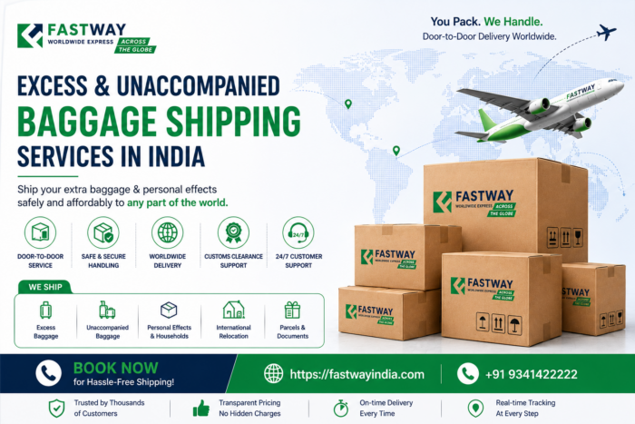 Excess & Unaccompanied Baggage Shiping Services in India