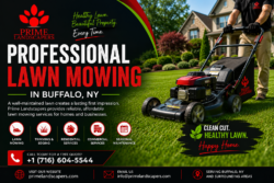 Professional Lawn Mowing Services in Buffalo, NY | Prime Landscapers