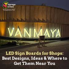 Display sign board near me