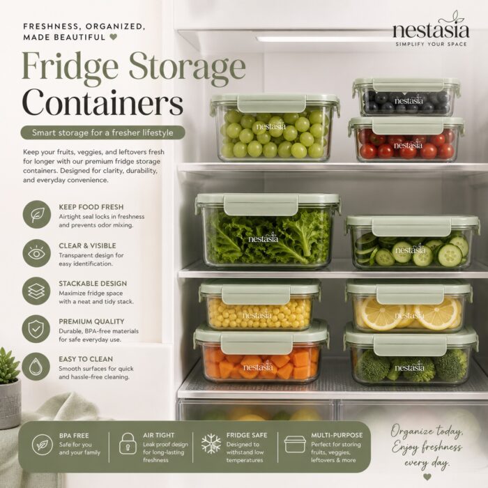 Choosing the Right Fridge Storage Containers for Your Needs