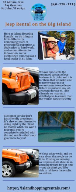 Get the Best Jeep Rental on the Big Island – Island Hopping Rentals