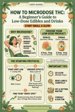 How to Microdose THC: A Beginner’s Guide to Low-Dose Edibles and Drinks