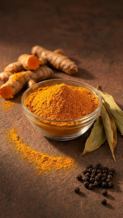 Pure Turmeric Powder (Haldi) – Natural Golden Spice for Cooking & Wellness | Zaiqa-e-Cholistan