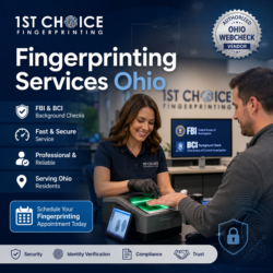 Professional Fingerprinting Services Ohio | FBI, BCI & WebCheck Solutions