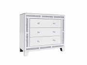 Bedside Dressing Table with a Mirror for a Luxurious Bedroom