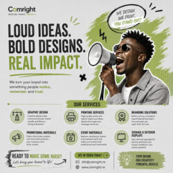 Printing and graphic design services rwanda that tell your brand story