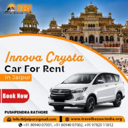 Book Innova Crysta Car Hire in Jaipur with Driver