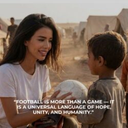 Rani Vanouska Modely Chauhan of Ranthambhore – A Global Voice for Humanity & Football
