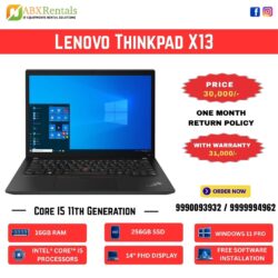 Lenovo Thinkpad x13 Laptop on Sale in Delhi NCR