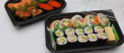 Disposable Tray Packaging with Clear Lid Structure