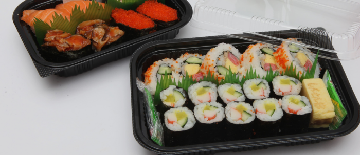 Disposable Tray Packaging with Clear Lid Structure