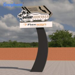 Outdoor LED Illuminated Pylon Signs