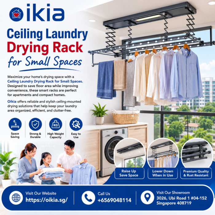 Ceiling Laundry Drying Rack for Small Spaces
