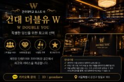 건대더블유 프리미엄 호스트바 건대 대표 프라이빗 공간