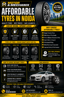 Best Affordable Tyres in Noida for Safe and Comfortable Driving