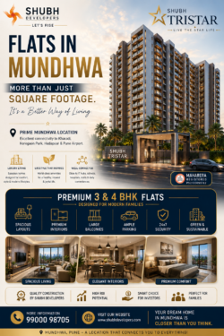 Flats in Mundhwa – Premium 3 & 4 BHK Homes at Shubh Tristar