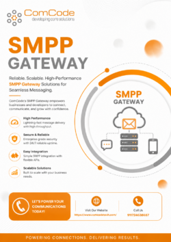SMPP Gateway Solutions by Comcode Tech for Reliable Bulk SMS Delivery