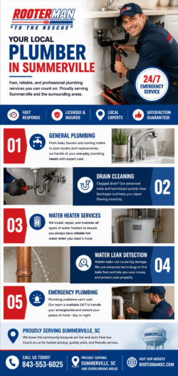 Professional Plumbing Services Throughout Summerville Area
