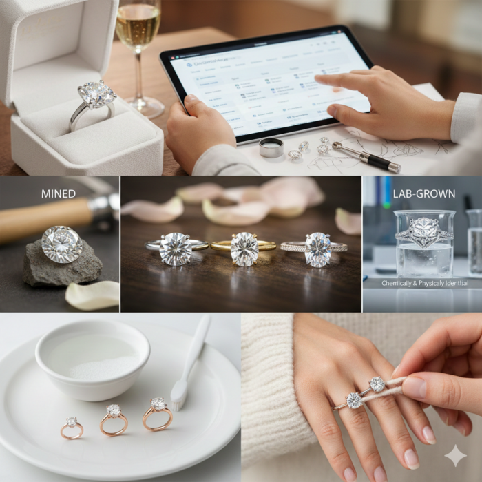 Solitaire Diamond Engagement Ring