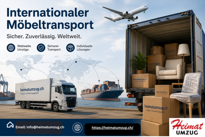 Internationaler Möbeltransport Schweiz
