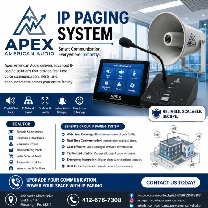 IP Paging System Solutions | Apex American Audio