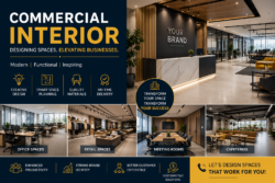 Commercial Interior Design Services | Modern & Functional Workspace Solutions
