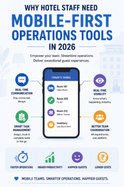 Mobile-first solutions for hotel operations