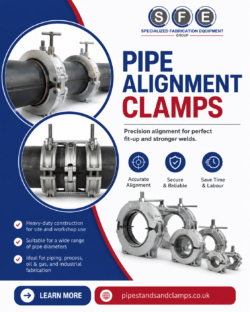 Pipe Alignment Clamps UK – Reliable Solutions for Pipe Fabrication