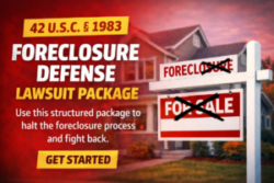 Wrongful Foreclosure Lawsuit | Pro-Se Lawsuit Center
