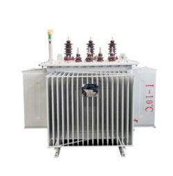 Three-Phase Oil-Immersed Silicon Steel Laminated Core Transformer