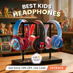 Best Kids Bluetooth Headphones | Marvel & Disney Character Headphones for Boys & Girls