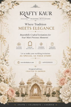 Punjabi Wedding Card Design | Elegant Digital Invitations