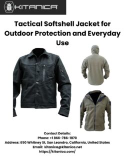 Tactical Softshell Jacket for Outdoor Protection and Everyday Use